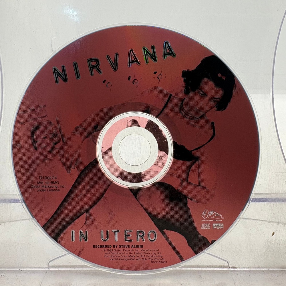 Nirvana In Utero CD 1993 Geffen Records BMG Direct Marketing Steve Albini